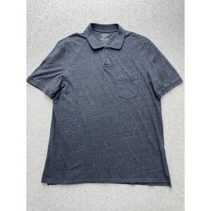 Vince‎ Shirt Mens Large Black Charcoal Polo Pullover Golf Luxury Old Money